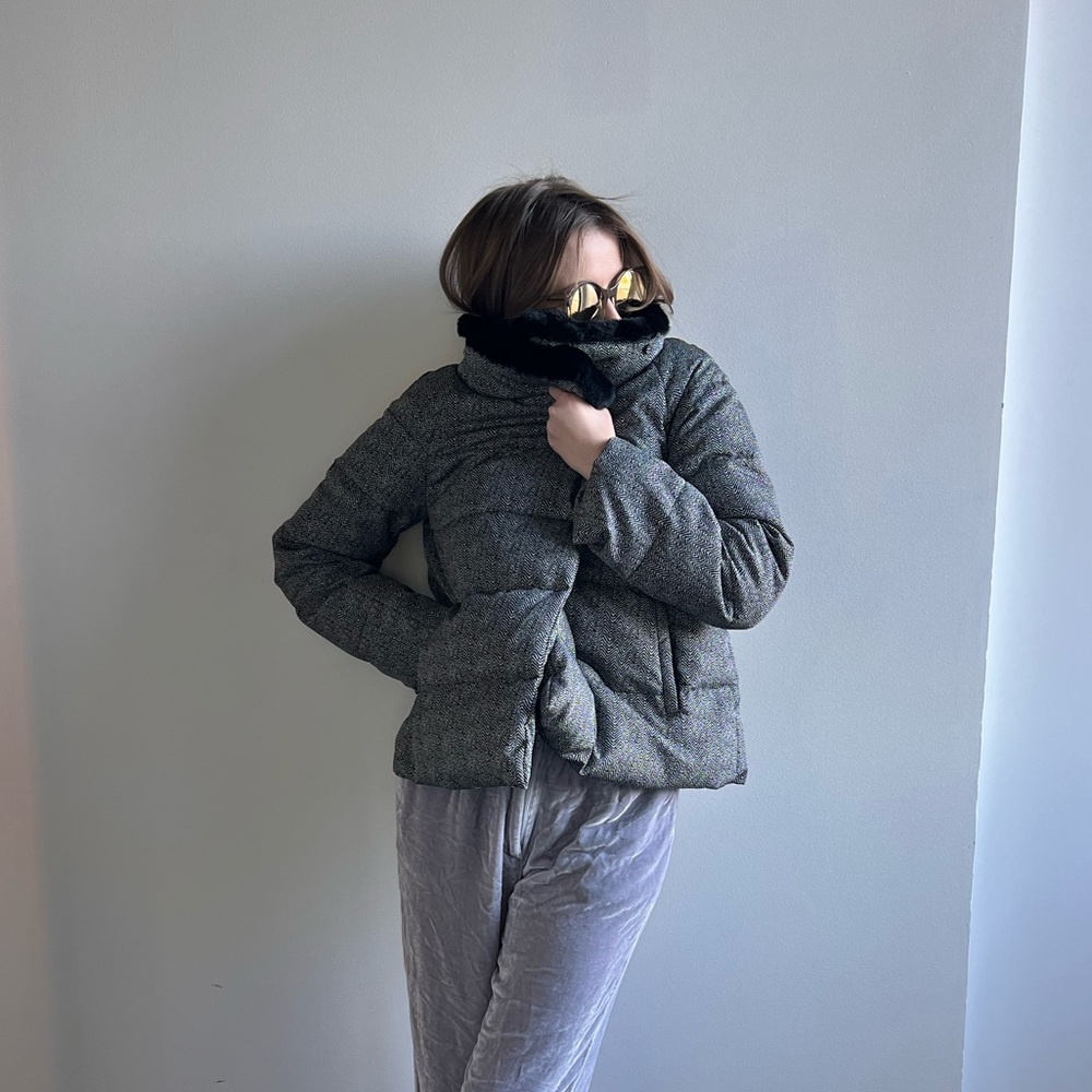MaxMara Studio // Puffer Jacket w. Imitation Fur Collar - Picture 3 of 12